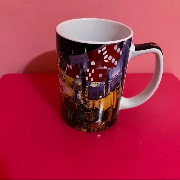 Las Vegas Souvenir Mug - Black and Multicolor - Picture 2 of 4